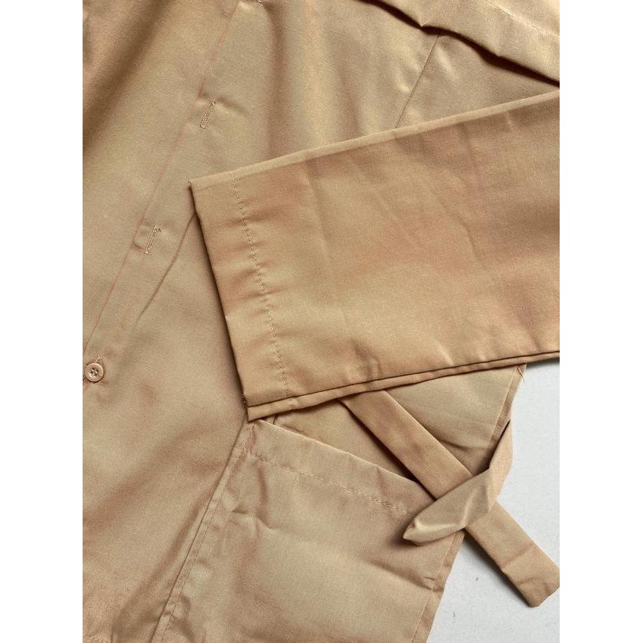 DF308>> Seragam Pramuka Tali Pinggang Baju Pramuka Tali Samping Lengan Panjang Seragam Pramuka Perem