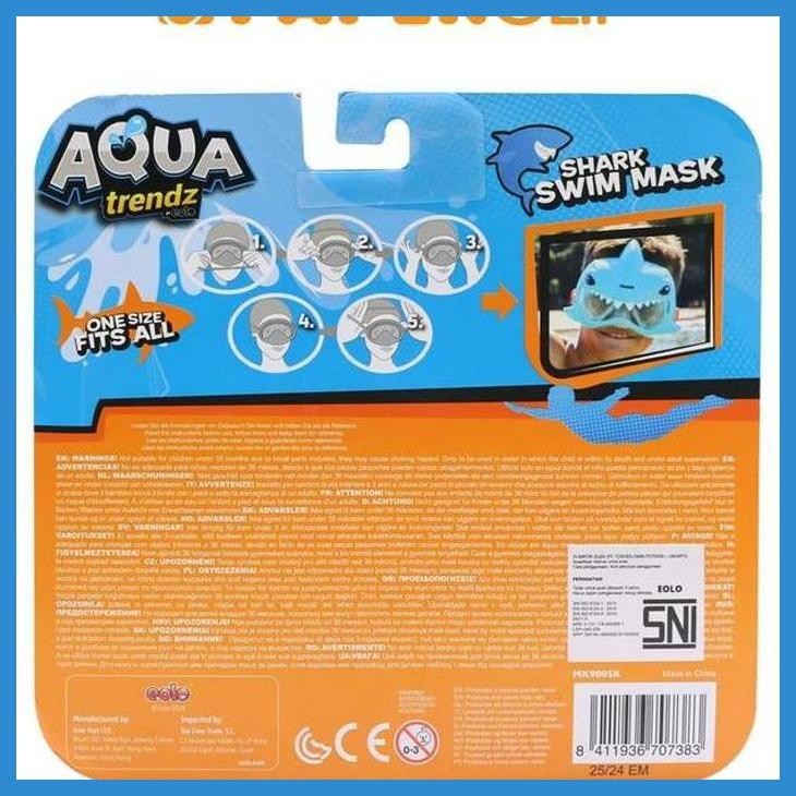 READY KACA MATA RENANG / SHARK SWIM MASK AQUA TRENDZ MK900SK OFFICE & STATIONERY