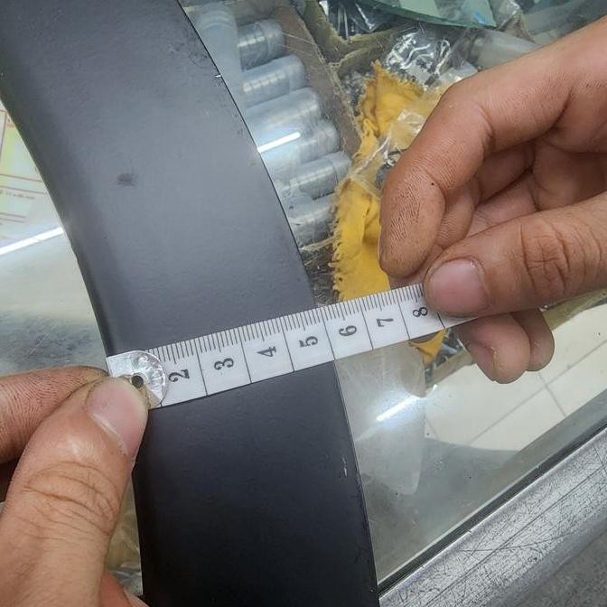 Velg Rim 700c 5cm Platinum Hitam Hole 36 Fixie RB non Brake line