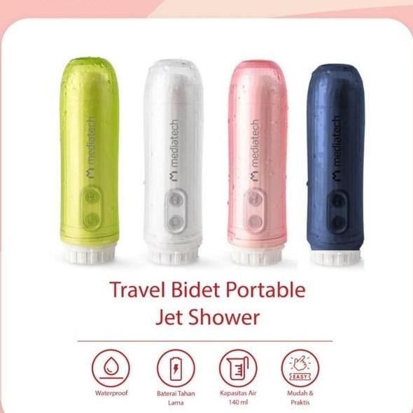 Mediatech Travel Bidet Portable Electric Spray Bidet 82572