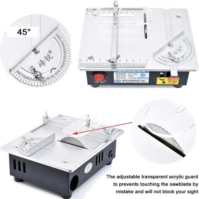 ENRIO- Gergaji meja multifungsi Mini gergaji Desktop  alat pemotong DIY mesin