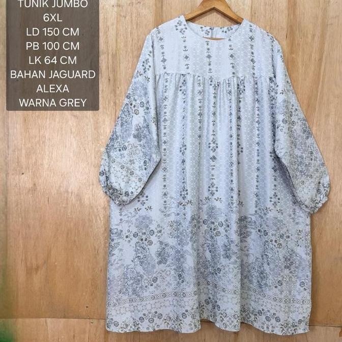 Tunik Jumbo Ld 150 Cm Model Kekinian - Jane Tunik