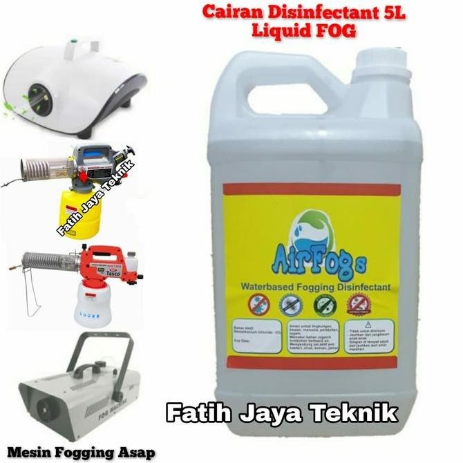 Premium cairan fogging disinfektan 5 Liter asap tebal Cairan Fogging Asap Promo
