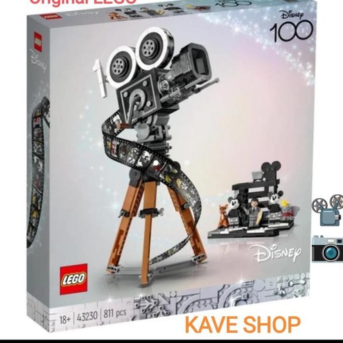 LEGO 43230 Disney Walt Disney Tribute Camera, 100th Anniversary