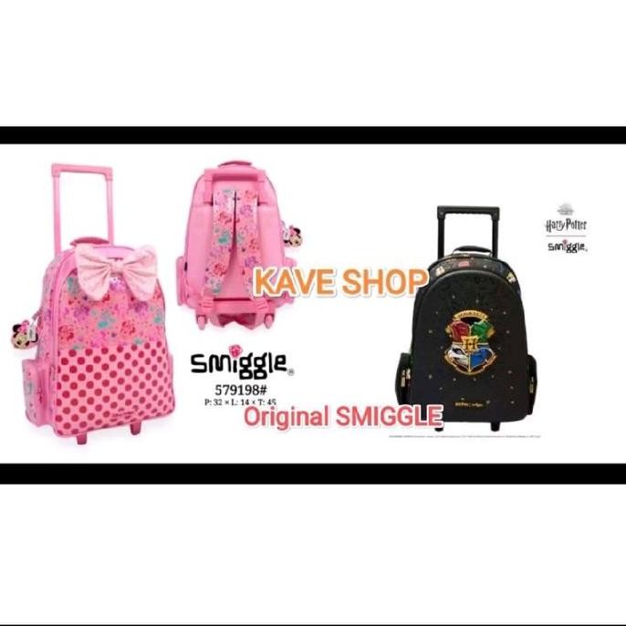 SMIGGLE Trolley Harry Potter - Minnie Mouse - Light Up Backpack - ORIGINAL - NEW - RECOMMENDED