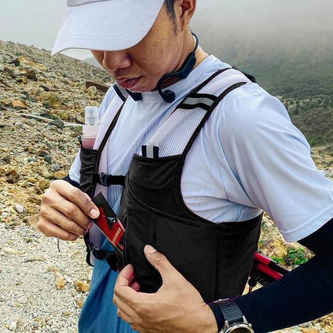 Carion Indonesia Tas Hydropack Runmate Hitam Uniseks 5 Liter Anti Air Berpori Nyaman Untuk Mendaki &