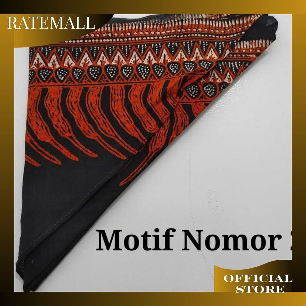 Udeng Segi Tiga Print Rintik Melati Sale