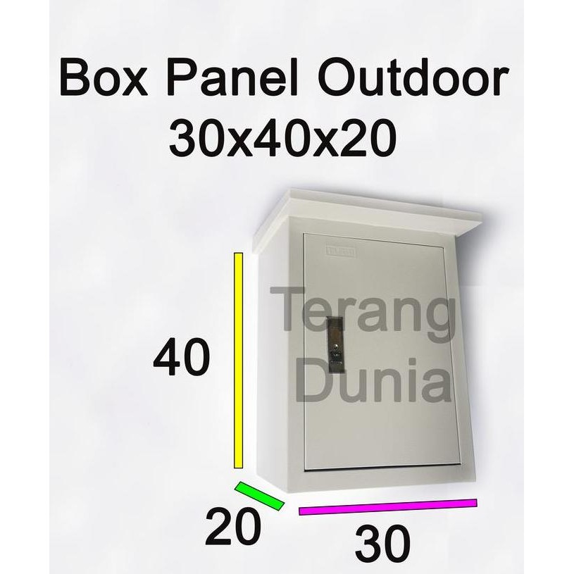 Box Panel Outdoor 30x40x20 Box Panel Topi 30x40x20 Box Panel Luar 30x4