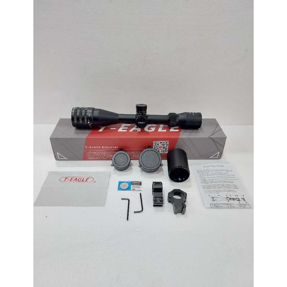 FEVERFEW TELESKOP T EAGLE 3-9X40 AOEG KN BONUS SUNHIDE PAKAI LAMPU