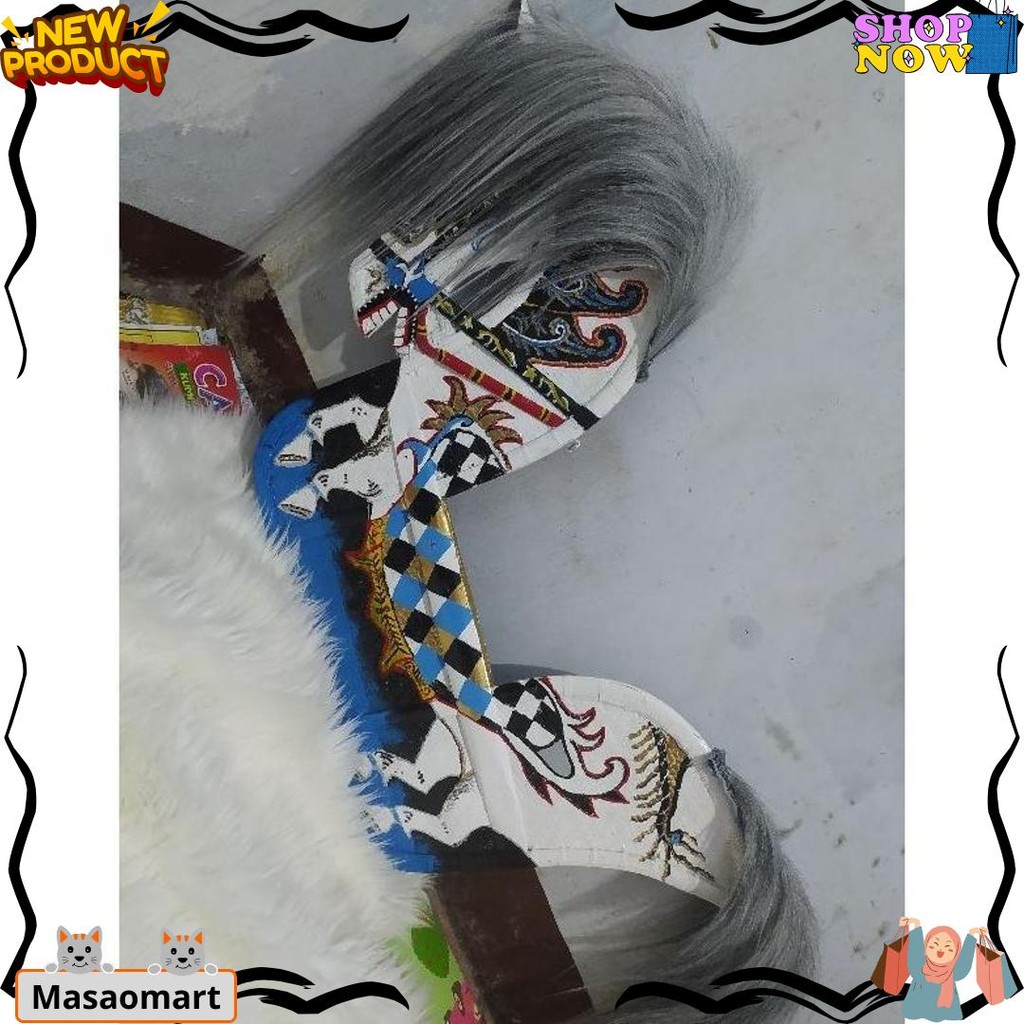 Sepasang Rambut Jaran Sintetis Model Suri JR -01