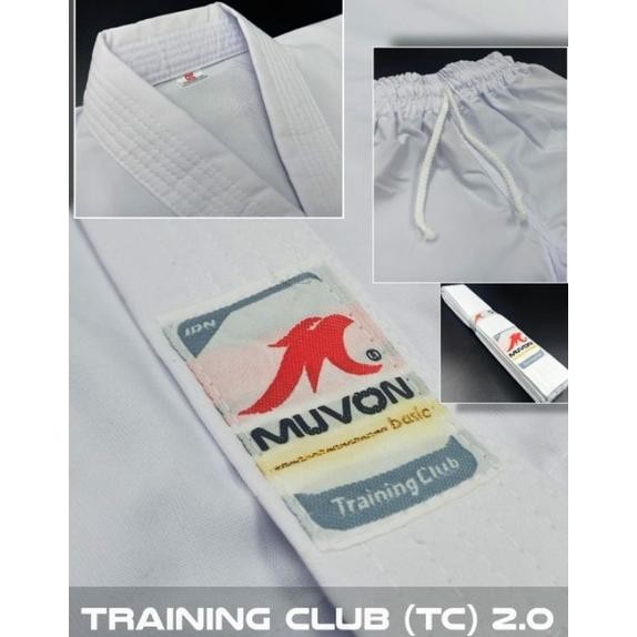 Baju Olahraga Karate Muvon TC Anak Dan Dewasa Premium
