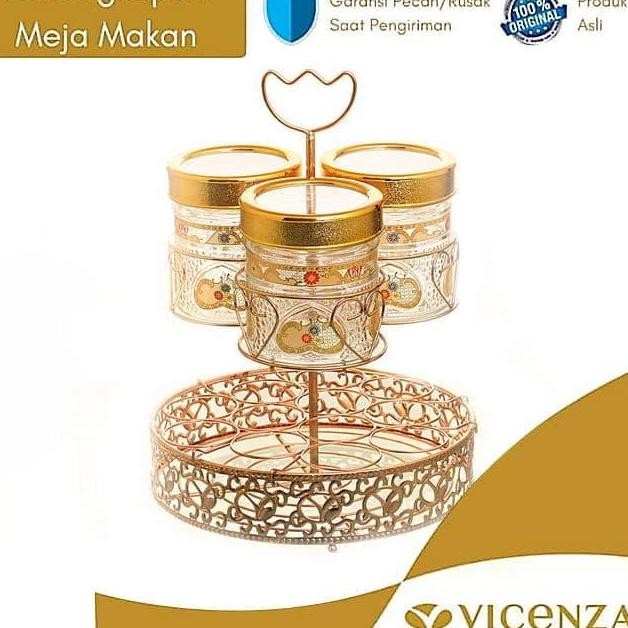 Vicenza Candy Jar Toples Permen Dgn Wadah Air Ga3 Camelia
