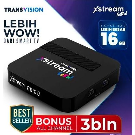 Promo Xstream Seru Transvision - Android Box Tv Digital Receiver
