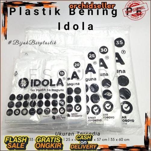 COD Kantong Kresek Plastik PE Idola Transparant PEX