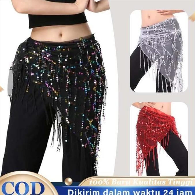 Ikat Pinggang Belly Dance Belly Dance Belt Aksesoris Belly Dance Belt Belly Dance Rumbai WAR