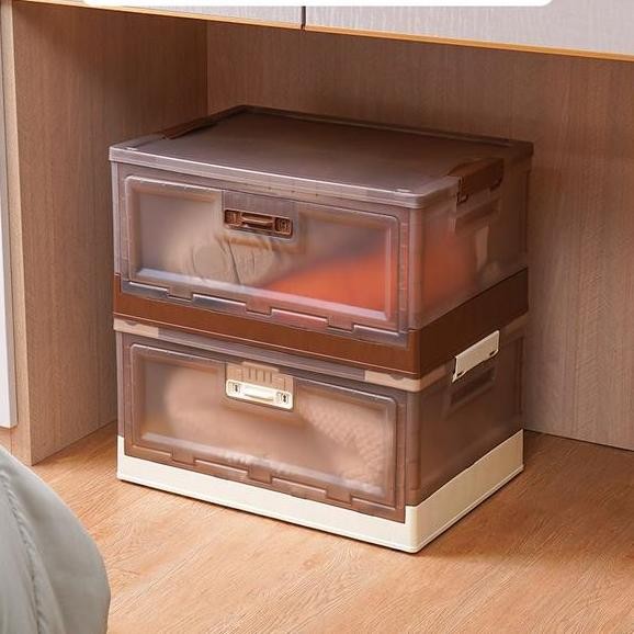 Stora 51X35X26 Cm Kotak Penyimpanan Lipat Putih Vanilla