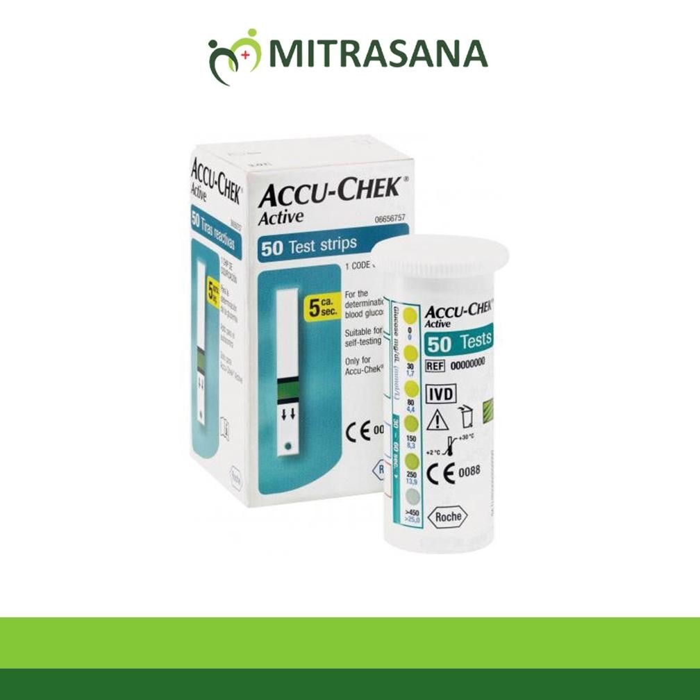 Accu-Chek Active Test Strip 50/25 Pcs Original