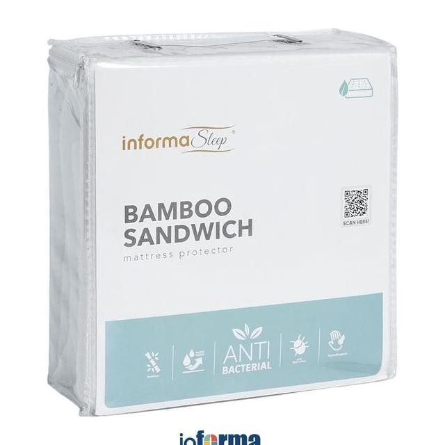 Informa Sleep 120X200 Cm Pelindung Kasur Bamboo Sandwich
