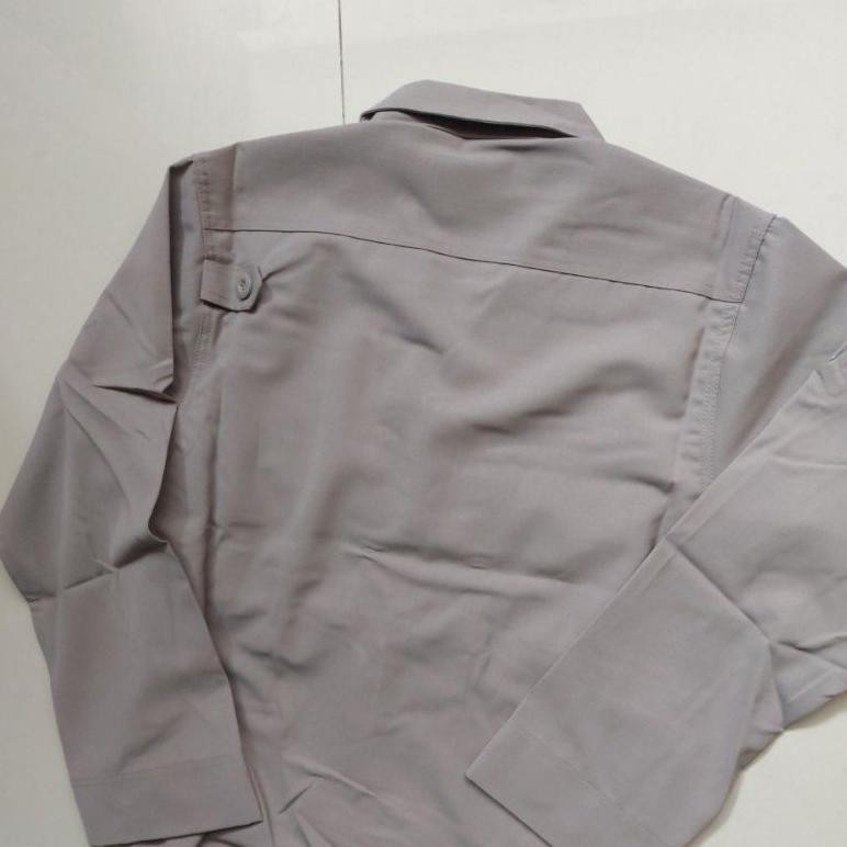 Kemeja PDL Coklat Polri Wol Halus Jatah