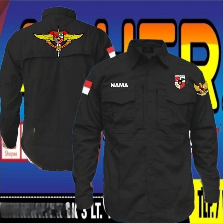 kemeja tactical pemuda Pancasila baju tactical pemuda Pancasila seragam tactical pemuda Pancasila ke