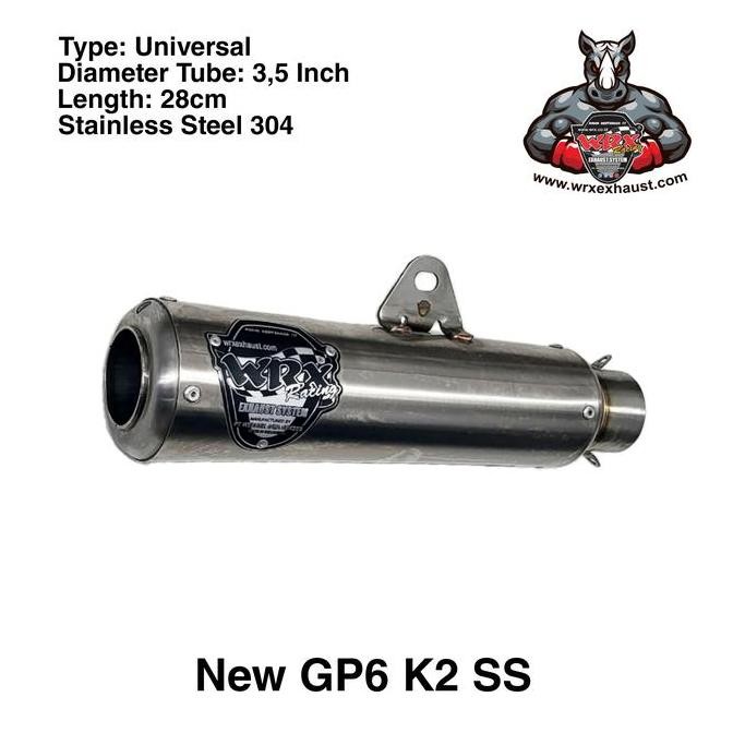 Promo Knalpot WRX New GP6 SS K150 Sonic 150R COD
