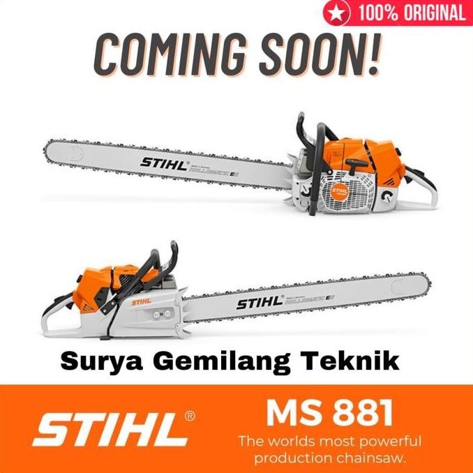 KIKYO- Mesin Chain Saw Stihl MS-881 36 Inch Chainsaw Stihl MS 881 36" Gergaji