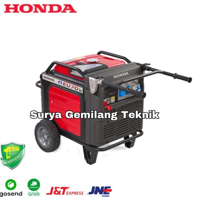 KIKYO- MESIN GENSET EU70is HONDA GENERATOR EU 70 is 7000 WATT 7,5KVA