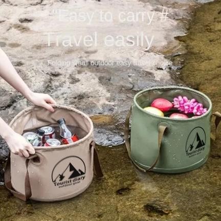 Ember Lipat 20 Liter Dan 10 Liter Jumbo Ember Travel Lipat Portable Ember Lipat Piknik Ember Fishing