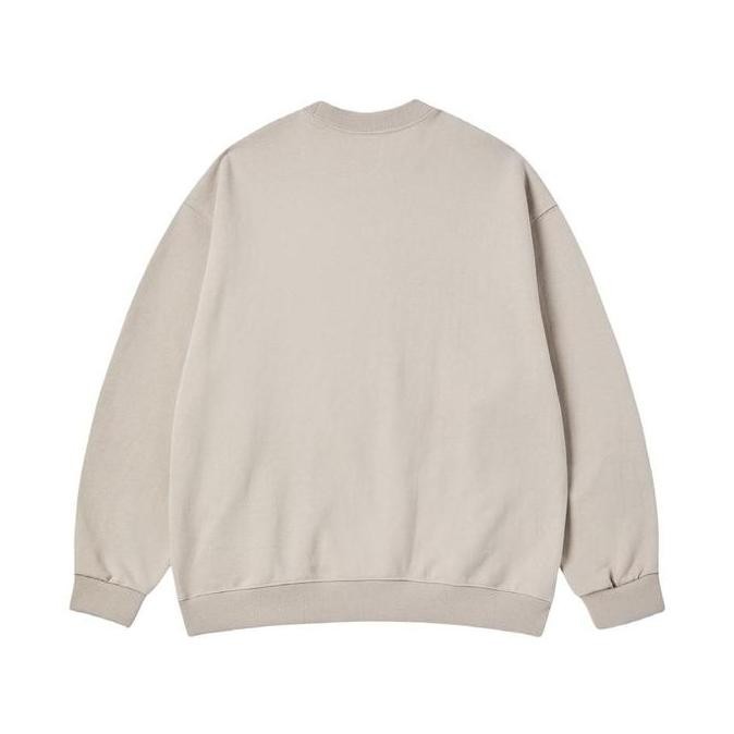 ADLV Box Basic Logo Essential Beige - Sweater Oversize Wanita Pria Original Acme de la vie