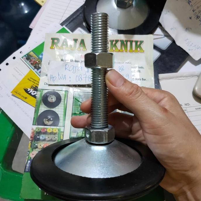 Promo Adjuster Foot M16 + Karet Kualitas Bagus /Foot Adjuster M16 + Karet  Cod