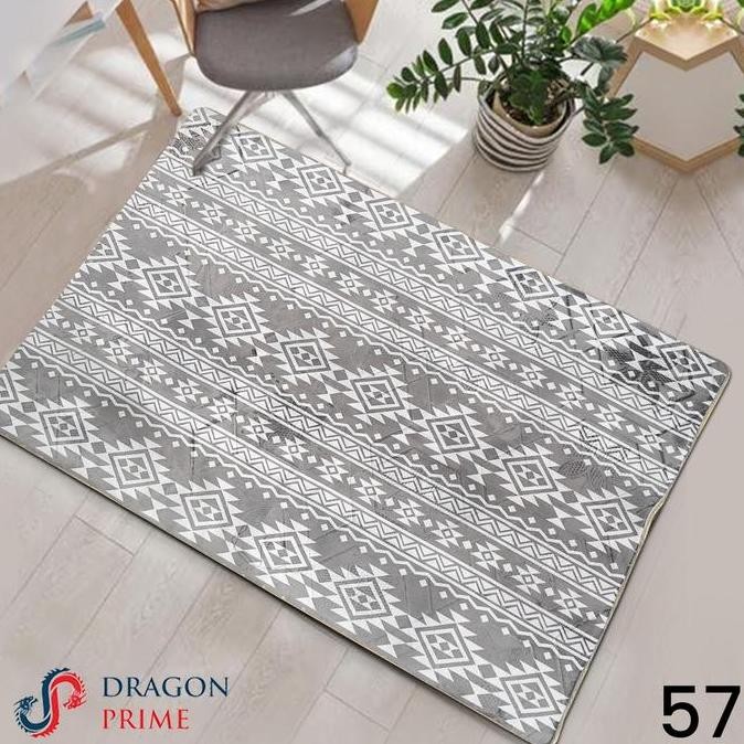 [Quini] Karpet Malaysia 190x220cm - Karpet Lantai Busa Tebal Anti Slip