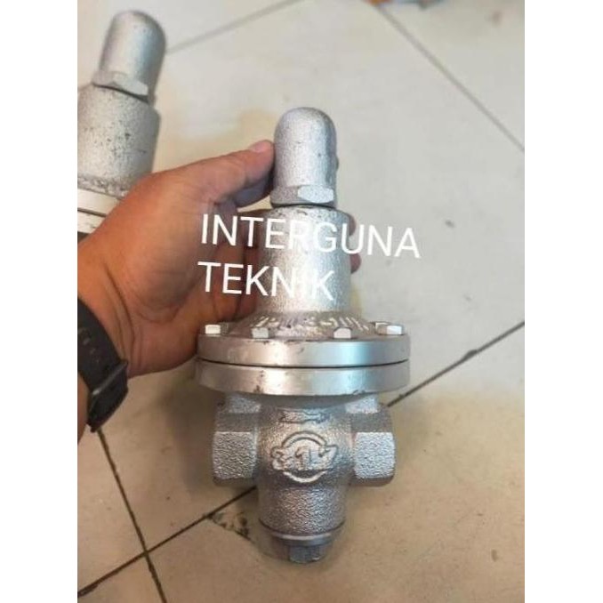 KAORU- Pressure Valve Reducing PRV Cast Iron steam 317 Ukuran 3/4" inch / PRV Reducing Valve Cast Ir