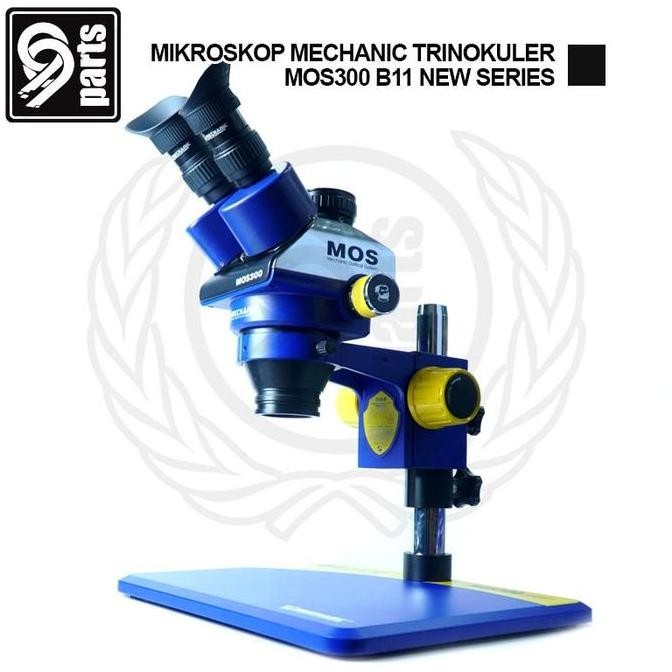 ULQUIORRA- Mikroskop Mechanic Trinokuler MOS-300 B11 New Series / Mikroskop Trinokuler Mechanic MOS3