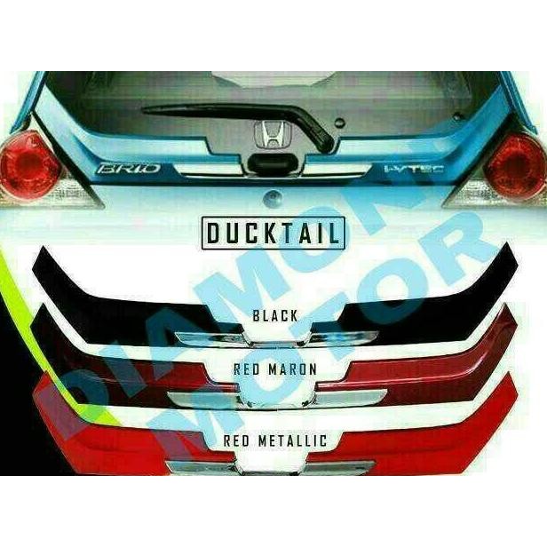 Ducktail Belakang Mobil Honda Brio