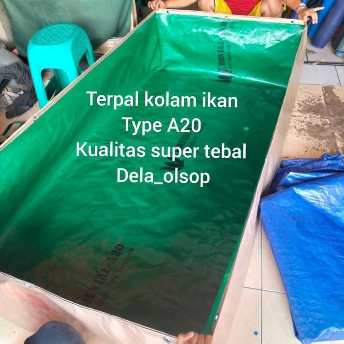 TERPAL KOLAM IKAN A20 20015050 CM KUALITAS SUPER TERPAL