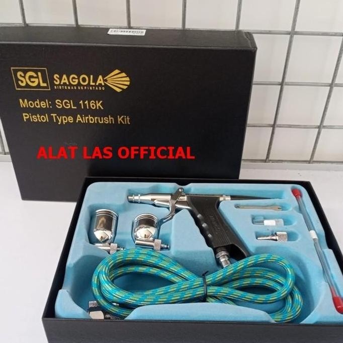 Promo Sagola Sgl 116K Pistol Type Airbrush Kit Cod