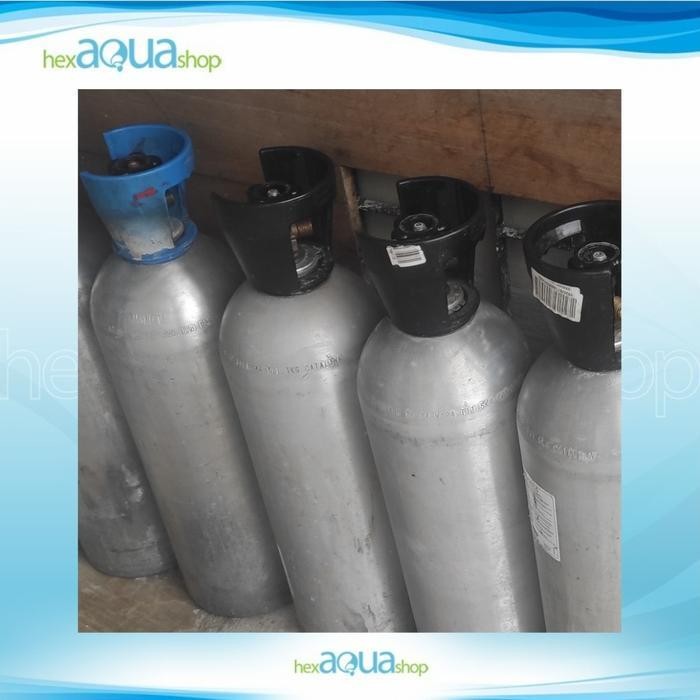 Tabung Co2 alluminium - tabung aluminium cylinder co2 plus isi 8kg