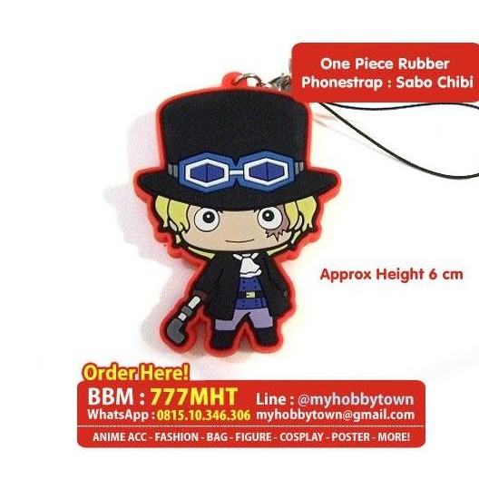 Gantungan HP (Phone Strap) One Piece : Chibi Sabo