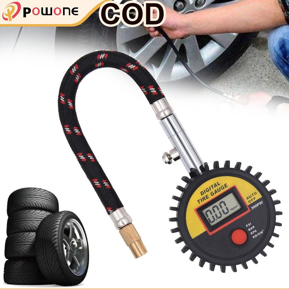 CROWHEX- Pengukur Tekanan Ban Mobil 0~100PSI Pengukur Tekanan Ban Pengukur Tekanan Ban Detektor Teka