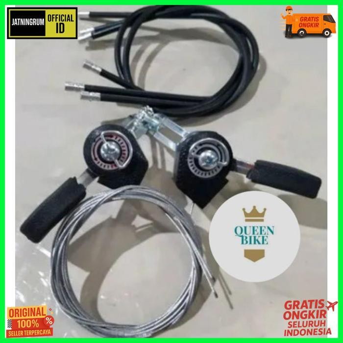 Best Seller Shifter Operan Gigi Alloy Jempol Sepeda Mtb Federal Gunung 3 X 6 / 7 Speed Murah Origina