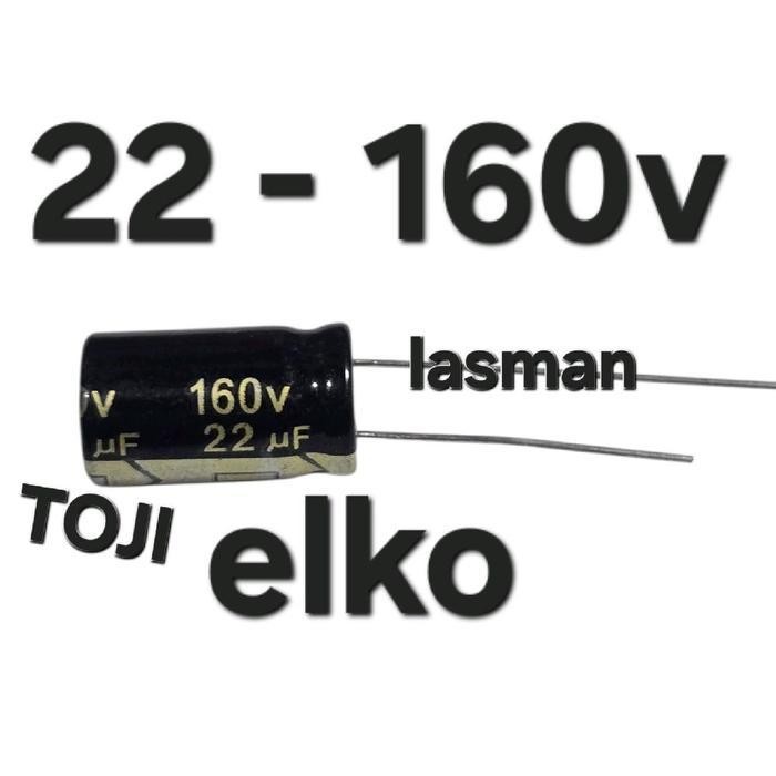 ( 22uf 160v ) elko elco 160v22uf 160v 22 uf mf micro uf 22mf 22uf 22micro 22mikro 22 mikro uf 160 10
