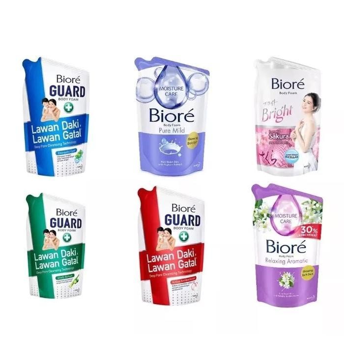 Biore body wash refill 800 ml