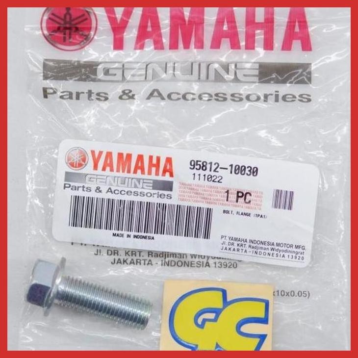 COD BAUT BREKET SELANG REM CAKRAM BELAKANG VIXION NVA, NVL 95812-10030 ORIGINAL ASLI PABRIK SPARE PA