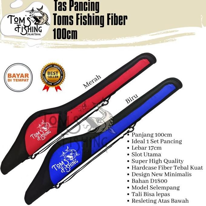 Tas Pancing Shimano Fiber 100cm New Design Minimalis ( 1 Set Pancing) Kaku Murah - Toms Fishing