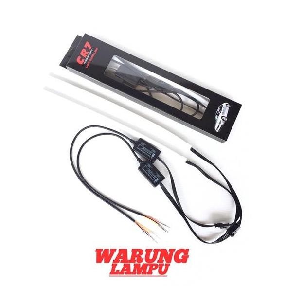 Lampu Alis Running Fleksibel 30Cm Dua Warna Grade A No Bintik