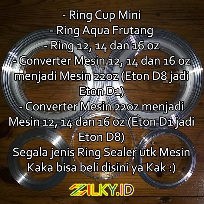 Ring Sealer Tutup Cup Kecil Mini 50Ml 60Ml 65Ml Agar Ager Puding Rapat