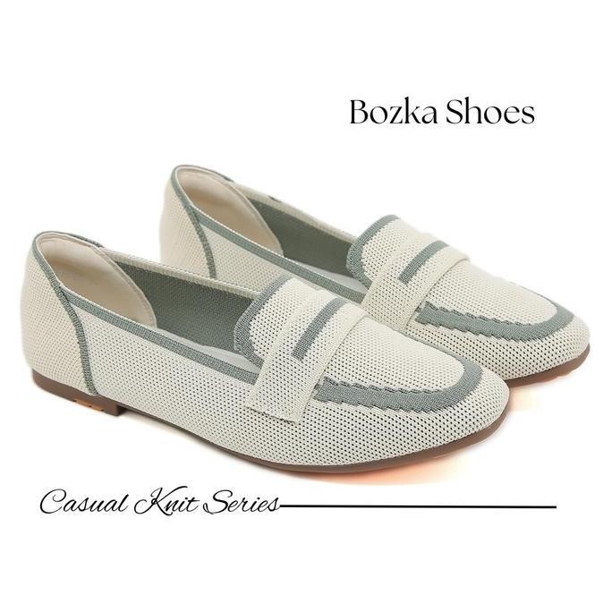 Bozka Sepatu Kasual Wanita Seri Rajut Tender Lembut