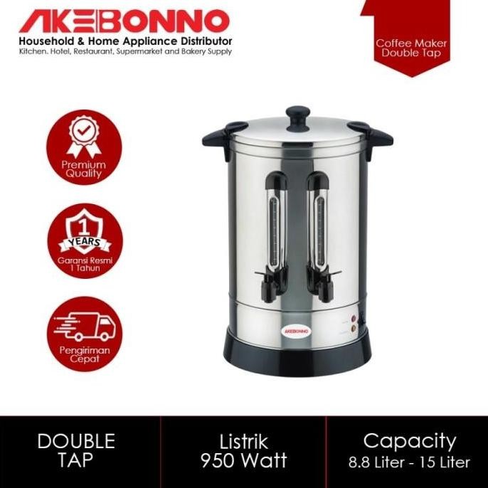Promo AKEBONNO Coffe Maker / Water Boiler Double Kran Series COD