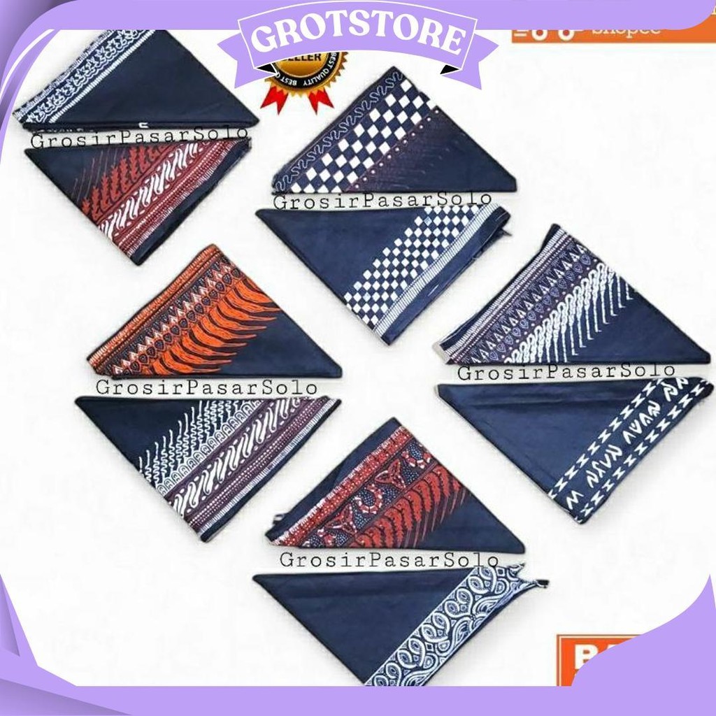 Udeng Segitiga Biasa 12 Motif / Udeng Jawa / Udeng Jaranan / Iket Bali / Udeng Bali / Barongan / Gan