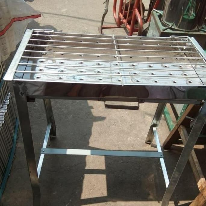 Bakaran Arang / Panggangan Arang Stainless ( Sate, Ayam, Ikan, Sosis)